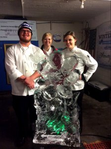 Ice carving!