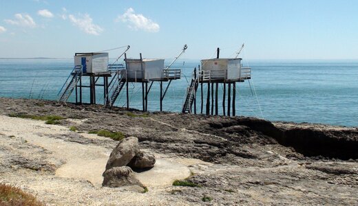 Estuary coastline charente-maritime
