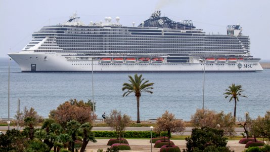 MSC cruise ship, Seaview, a monster that visits Mediterranean ports