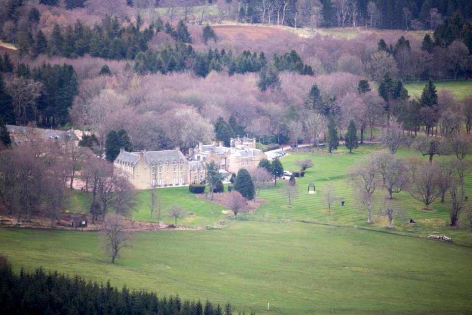 Pitodrie House from Benachie