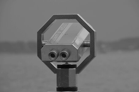 Landscape observation black and white