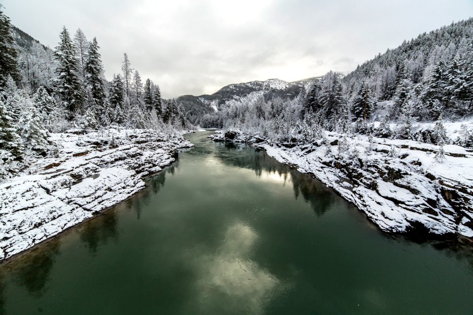 Winter Morning on the Middle Fork Looking Uptream (3) 3.15.16