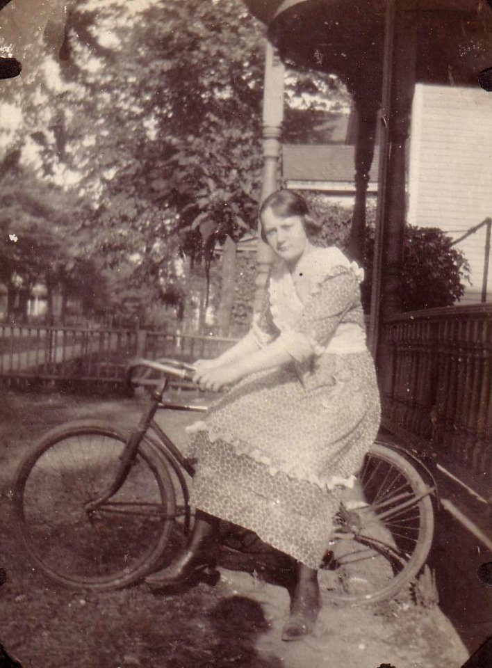 Circa 1919 Bicycle Rider