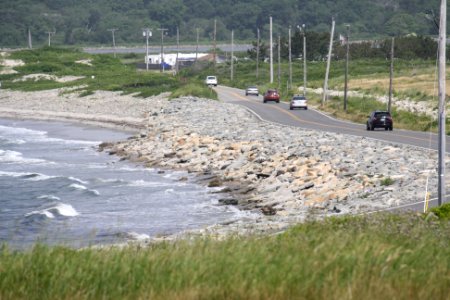Rebuilt road at Sachuest Point photo