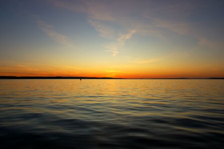 Waters panorama sky