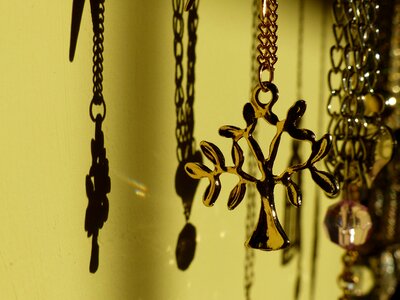 Gold necklace chain