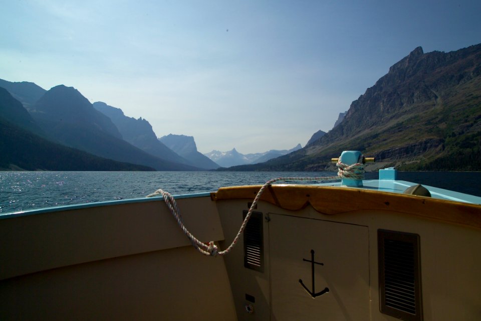 The view toward the head of St. Mary Lake on the Little Chief
