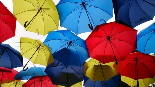 Colorful season wet