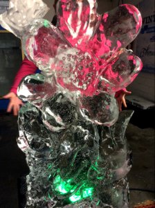 Ice carving!