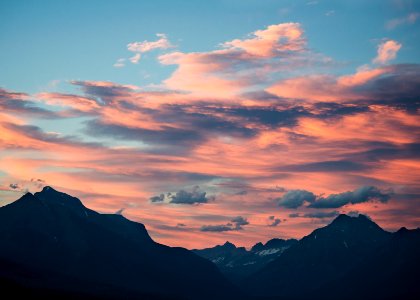 Fiery sunset b