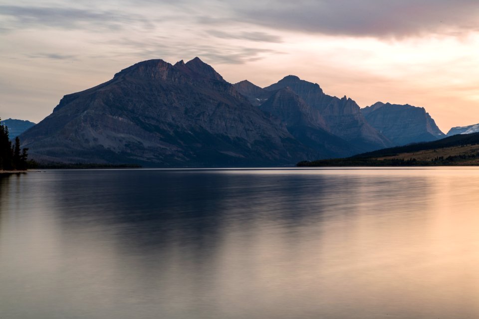 Saint Mary Lake Long Exposure