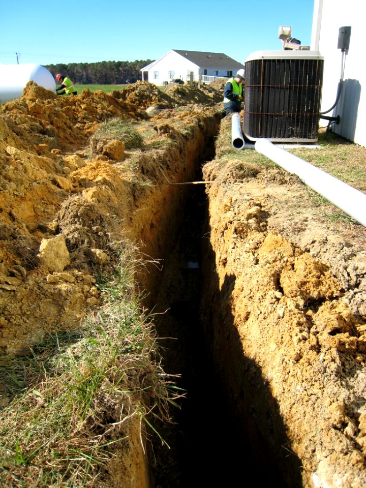 Backup power generator installation at Blackwater NWR in Maryland
