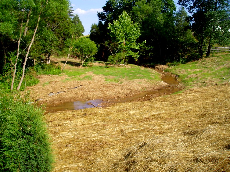 Beaver Run Eroded Streambank After Construction