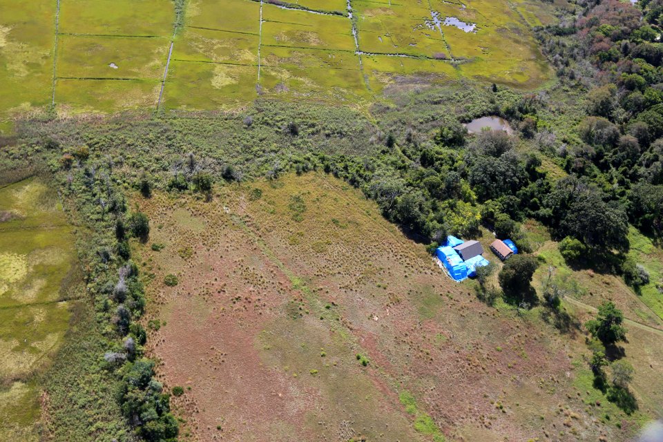 Aerial view of Wertheim National Wildlife Refuge visitor center - 2016