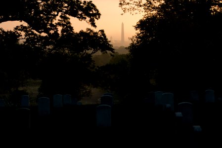 Sunrise at Arlington National Cemetery photo