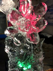 Ice carving!
