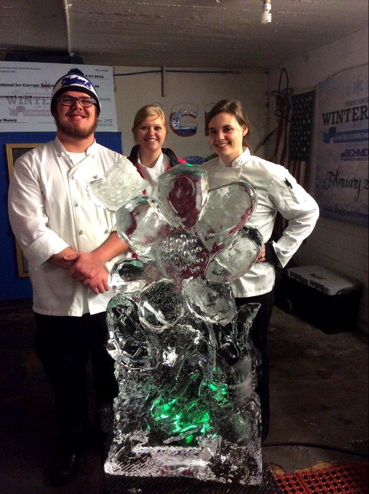 Ice carving!