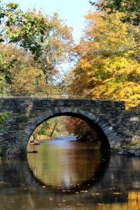 Stone arch bridge