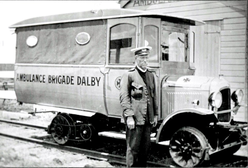QATB Dalby Railway Motor Ambulance c1930