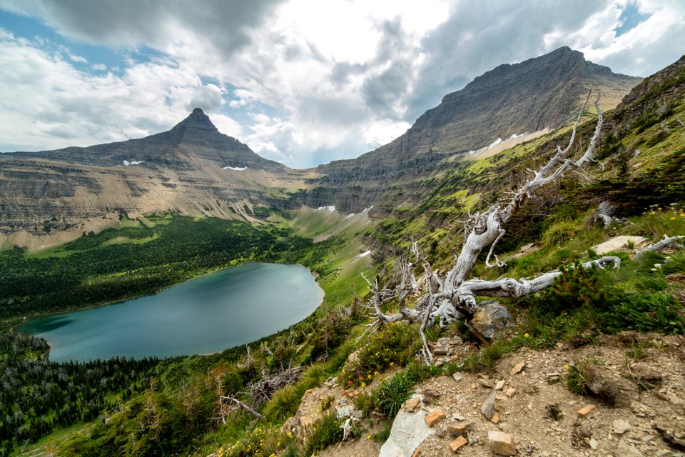 Oldman Lake, Flinch Peak, and Mt. Morgan