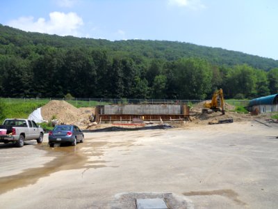 New degassing building under construction photo