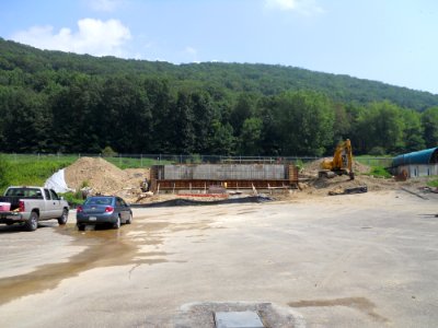 New degassing building under construction