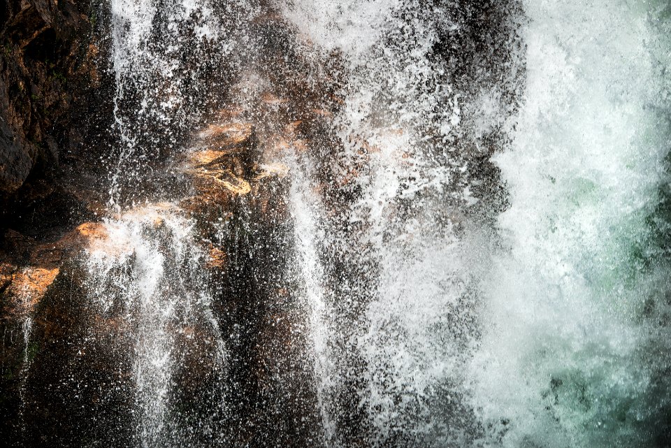 Running Eagle Falls- Closer
