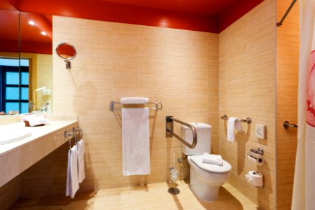 BAÑO ADAPTADO/REDUCED MOBILITY BATHROOM
