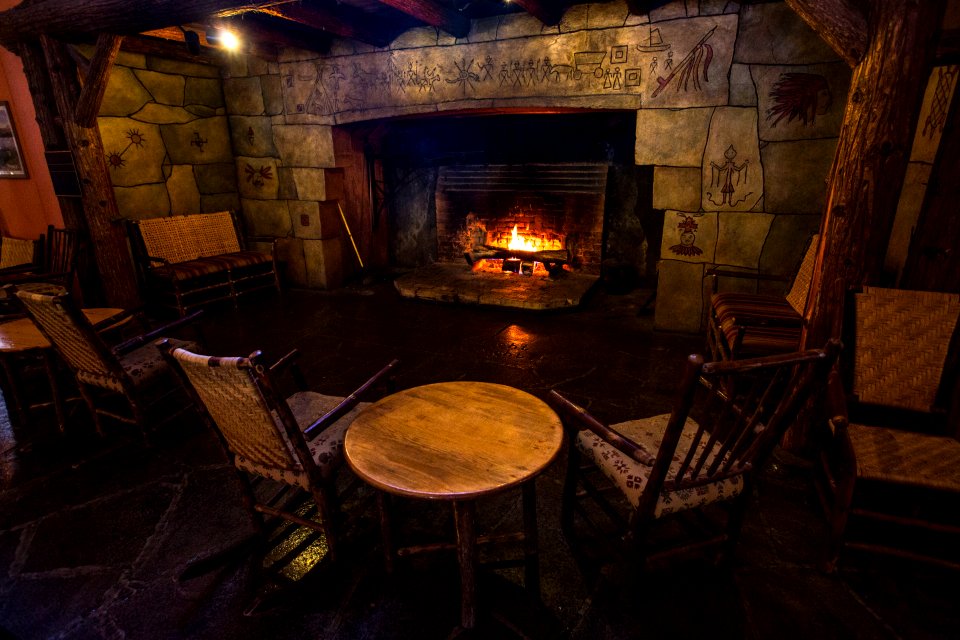 Lake McDonald Lodge Fireplace photo