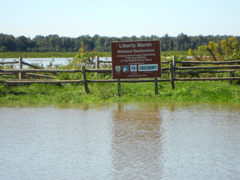 Flooding at WallKill River Refuge