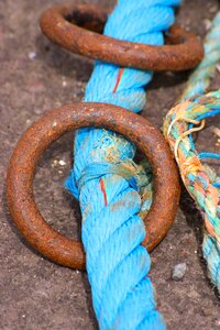 Cordage knot fixing photo