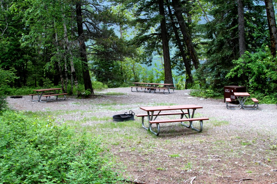 Fish Creek Picnic Area, Lake McDonald - 2 [Near the West Entrance to the park.]