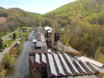The mill next to Hughesville Dam