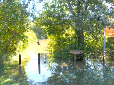 Flooding at Wallkill River National Wildlife Refuge