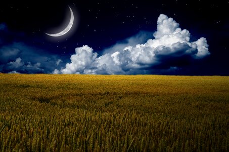 Cloud the sky barley
