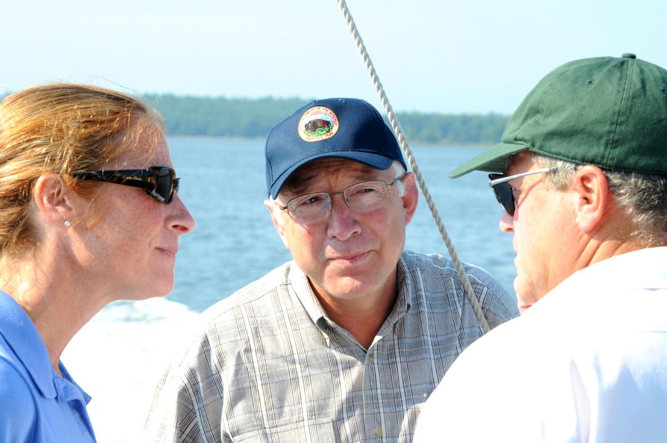 Secretary Salazar visit to Great Bay