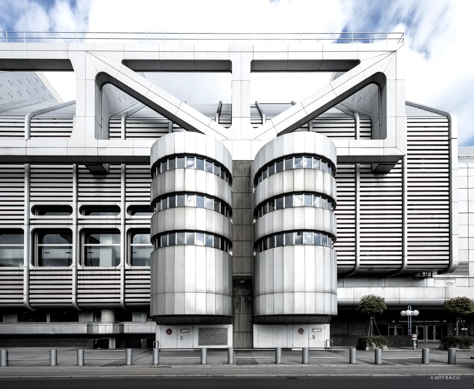 ICC - Internationales Congress Centrum. Berlin, Germany. built between 1975-79. architect Ralf Schüler, Ursulina Schüler-Witte.