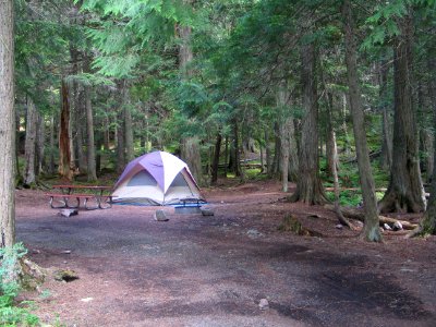 Camping in Glacier Park