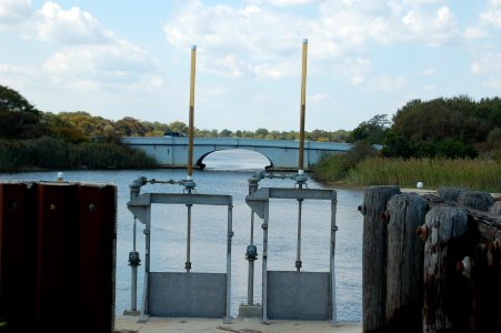 Existing culvert sluice gates