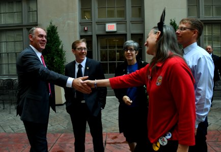 Secretary Ryan Zinke and Catherine Hibbard