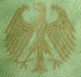 Heraldic animal germany golden