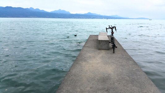 Cycling bicycle touring pier