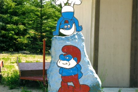 Middle Lake, Saskatchewan - Papa & Jokey Smurf