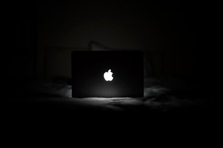 Laptop computer night