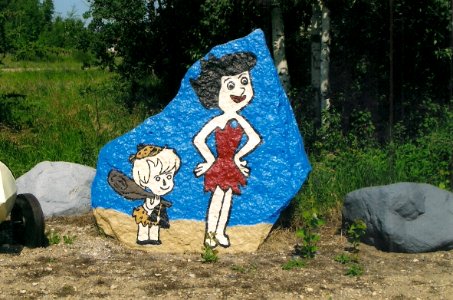 Middle Lake, Saskatchewan - Bamm Bamm & Betty Rubble