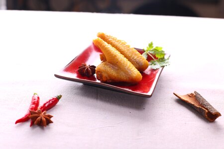 Food shoot chicken wings red pepper