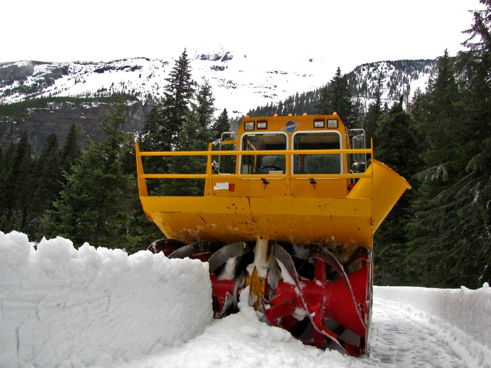 Going-to-the-Sun Road Plowing, April 7, 2017