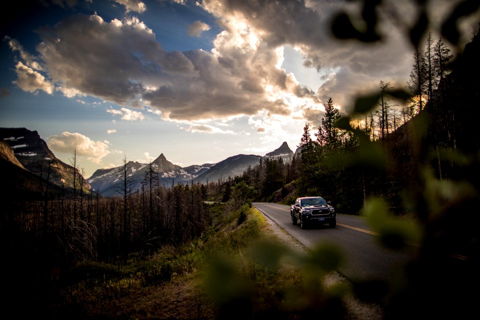 Going-to-the-Sun Road Near St. Mary Falls Trailhead
