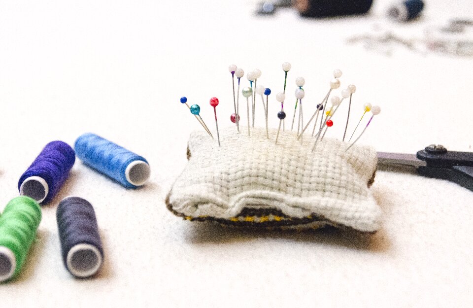 Sewing pillow fabric