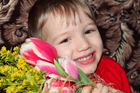 Child boy smile